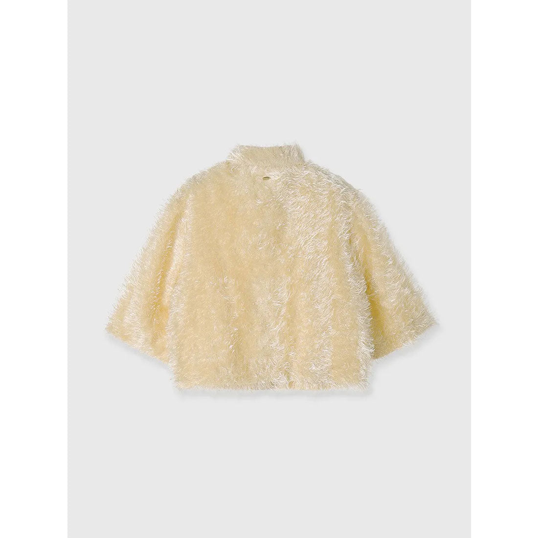 アニュアンス anuans シャギージャガードシャツ （YELLOW BEIGE） YELLOW BEIGE