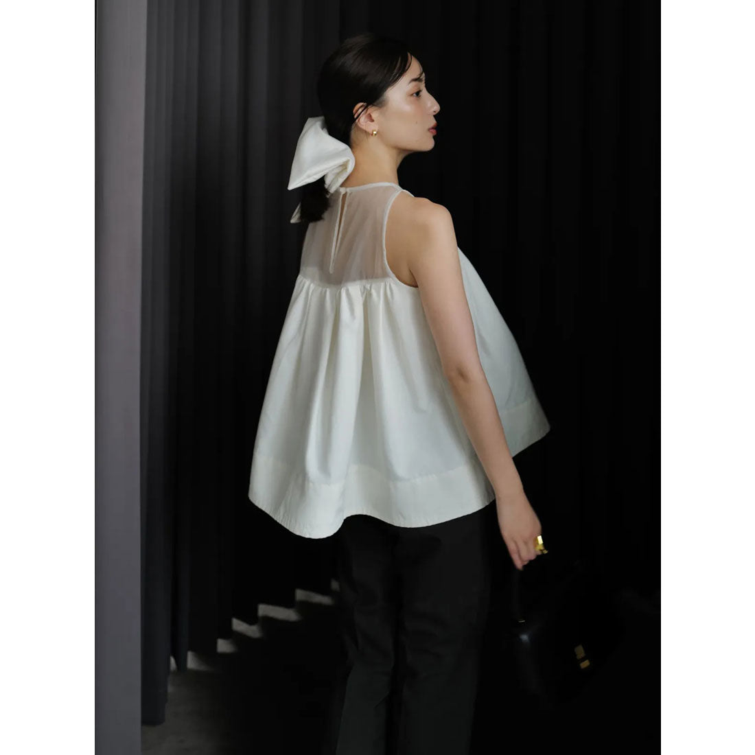 アニュアンス anuans スプレッドフレアブラウス （IVORY） IVORY