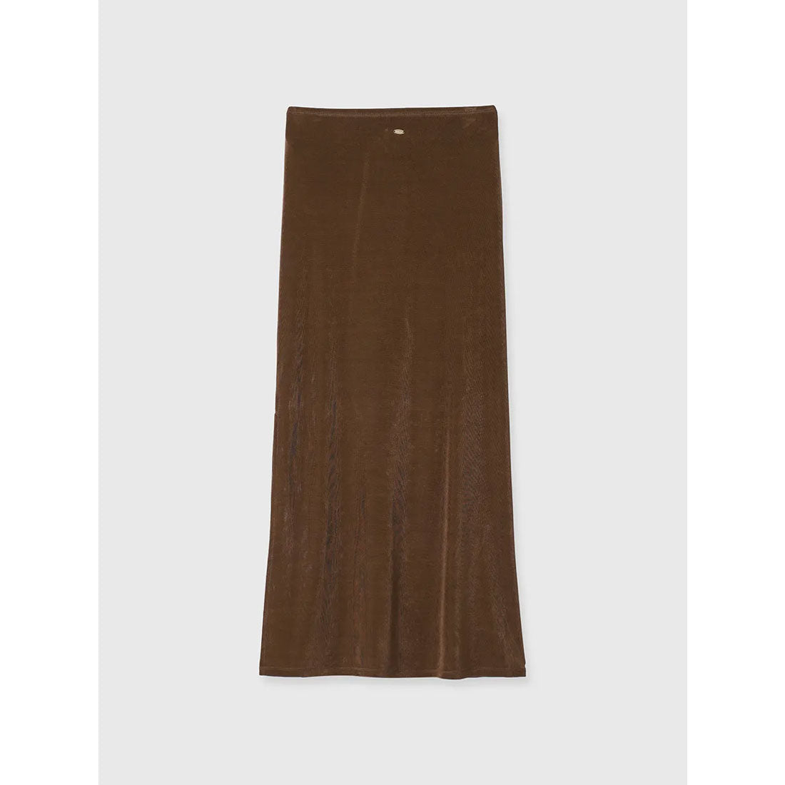 アニュアンス anuans アセテートカットナロースカート （BROWN） BROWN