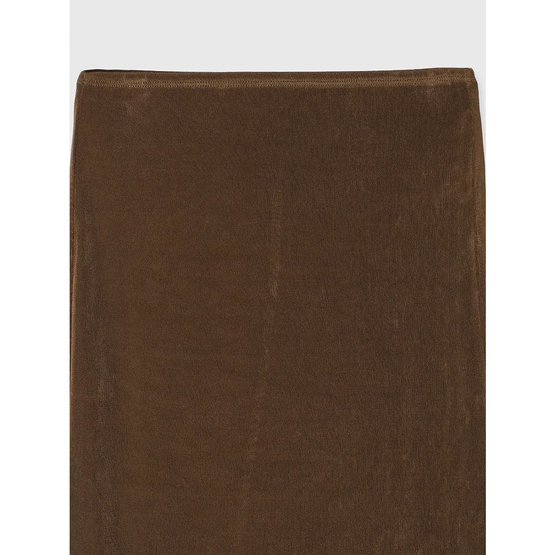 アニュアンス anuans アセテートカットナロースカート （BROWN） BROWN