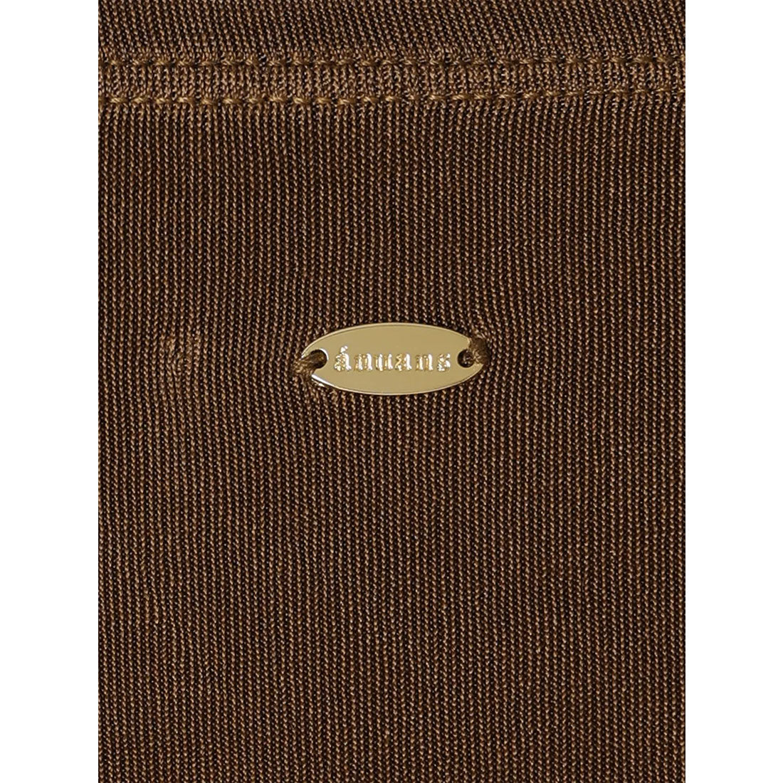 アニュアンス anuans アセテートカットナロースカート （BROWN） BROWN