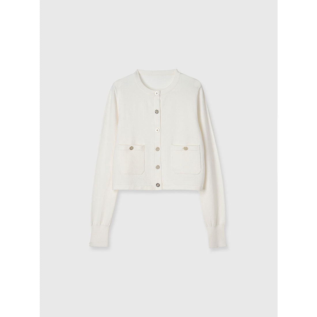アニュアンス anuans ベーシックウールニットカーディガン （IVORY） IVORY
