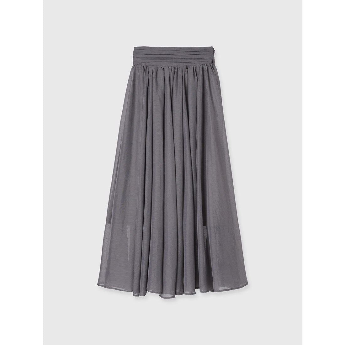 アニュアンス anuans エアリーフレアスカート （GREY） GREY
