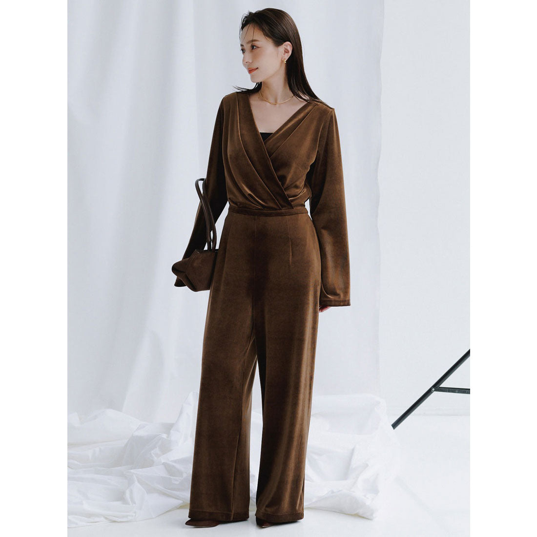 アニュアンス anuans ベロアカットオールインワン （BLACK） BLACK