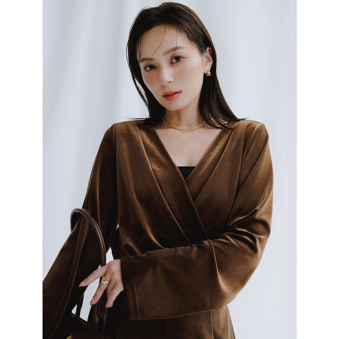 アニュアンス anuans ベロアカットオールインワン （BLACK） BLACK