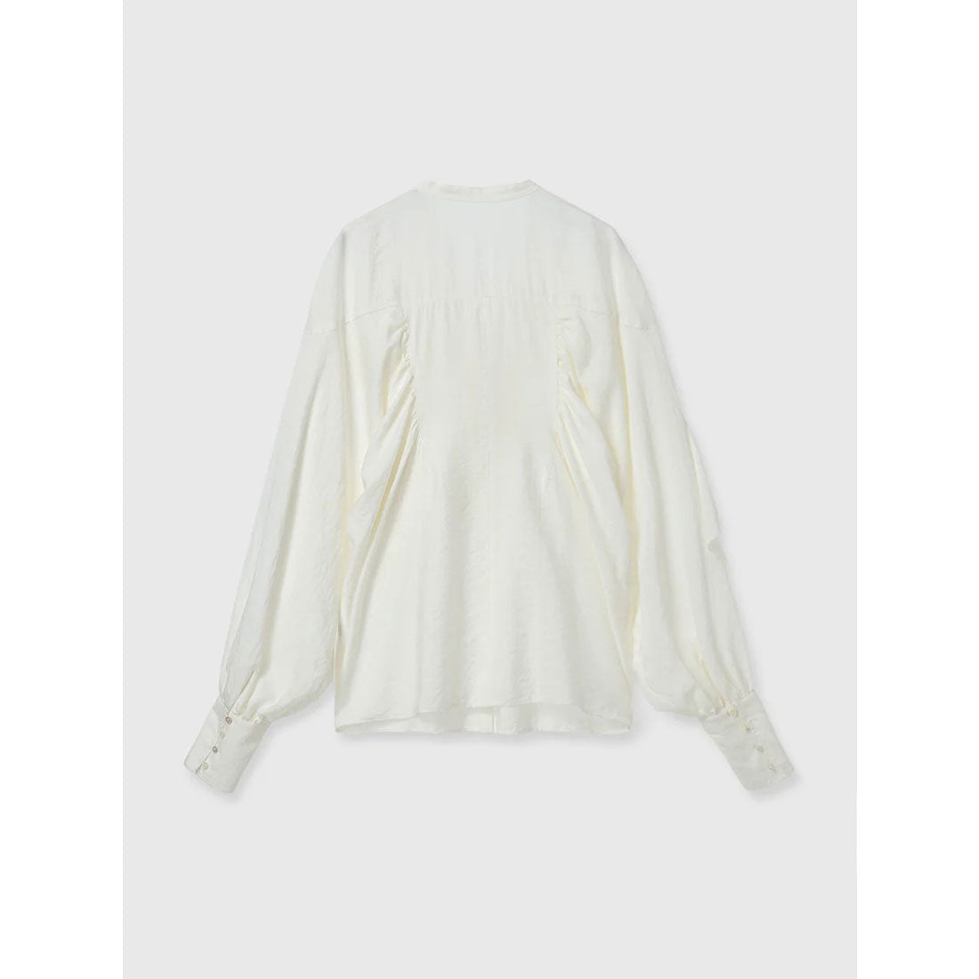 アニュアンス anuans リンクルラッフルブラウス （BEIGE） BEIGE