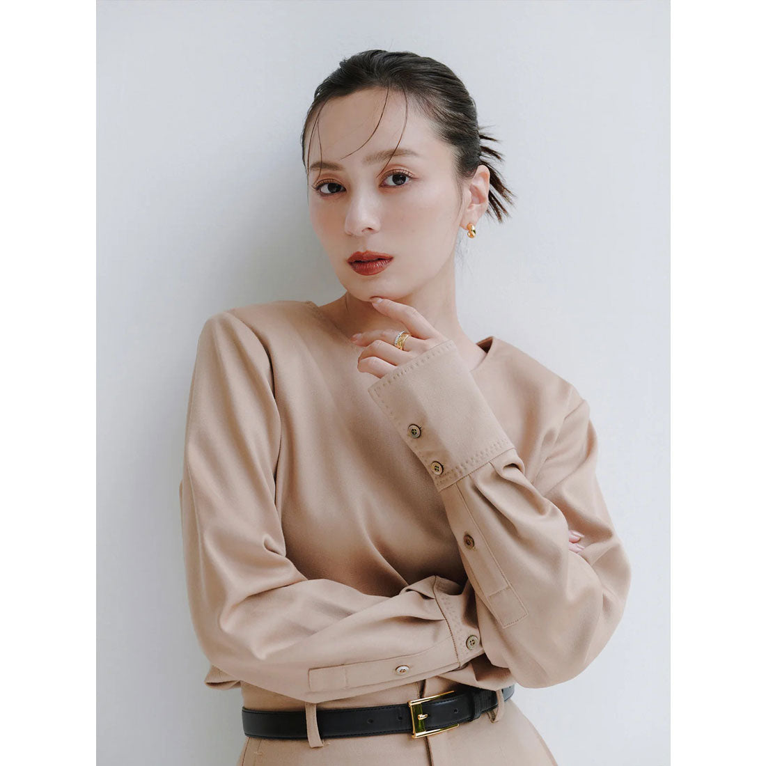 アニュアンス anuans グロスウールプルオーバー （BEIGE） BEIGE