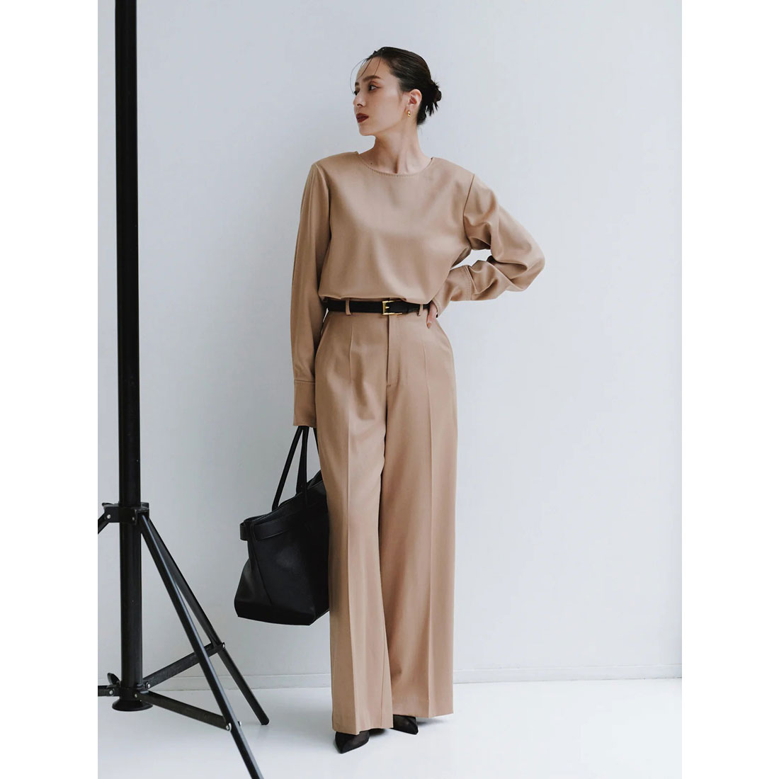 アニュアンス anuans グロスウールプルオーバー （BEIGE） BEIGE