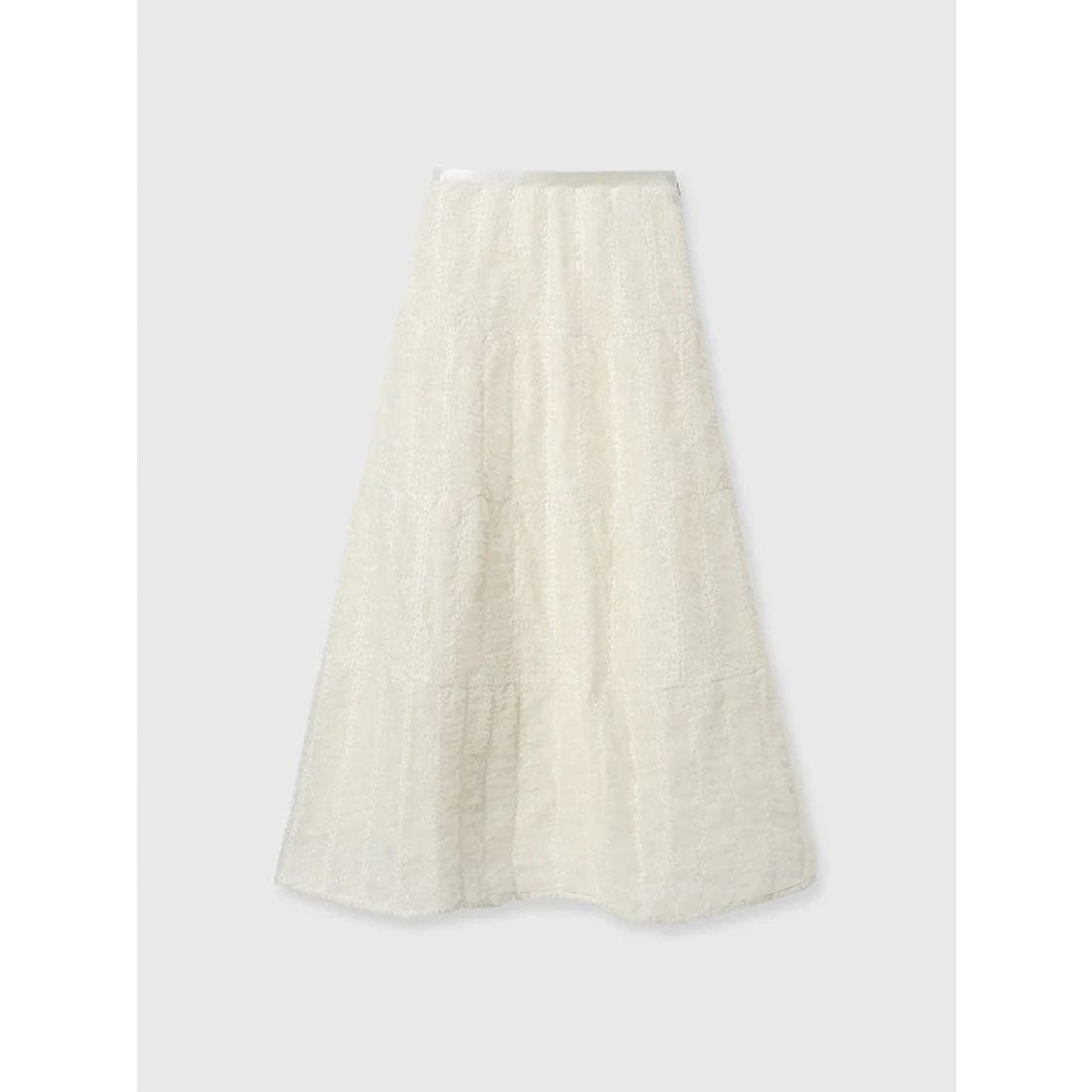 アニュアンス anuans エンブロイダリーシアーチュールスカート （IVORY） IVORY