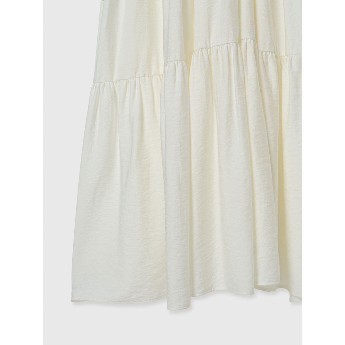 アニュアンス anuans リンクルラッフルワンピース （BLACK） BLACK