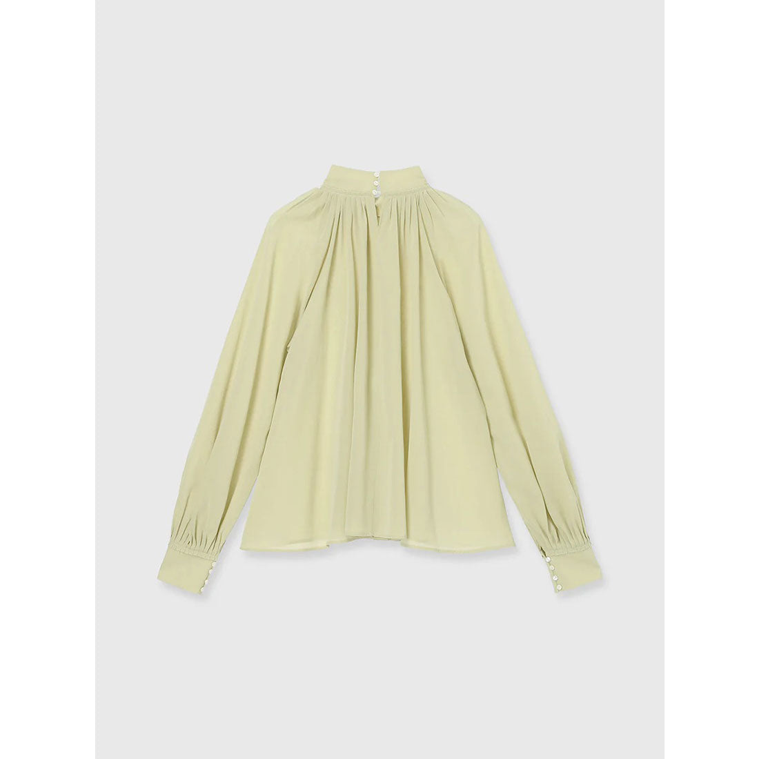 アニュアンス anuans キュプラコットンボリュームブラウス （PISTACHIO GREEN） PISTACHIO GREEN