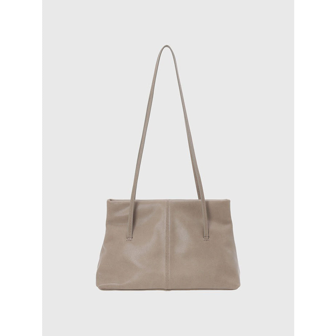 アニュアンス anuans レザーナローハンドルバッグ （TAUPE） TAUPE