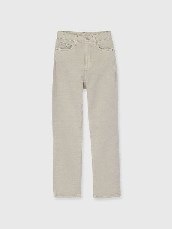 アニュアンス anuans 【26SS】Slim straight denim （BEIGE） BEIGE