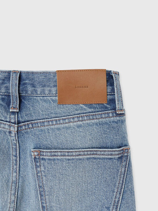 アニュアンス anuans 【26SS】Slim straight denim （BEIGE） BEIGE