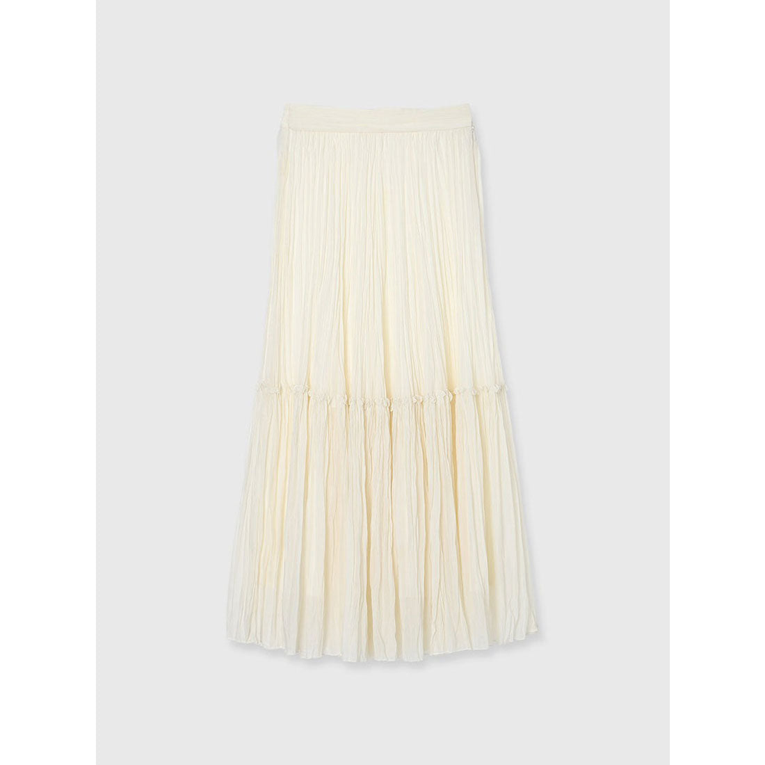 アニュアンス anuans エアリーワッシャープリーツスカート （IVORY） IVORY