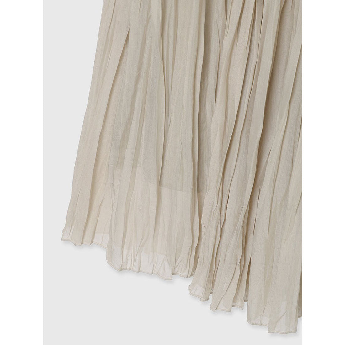 アニュアンス anuans エアリーワッシャープリーツスカート （IVORY） IVORY