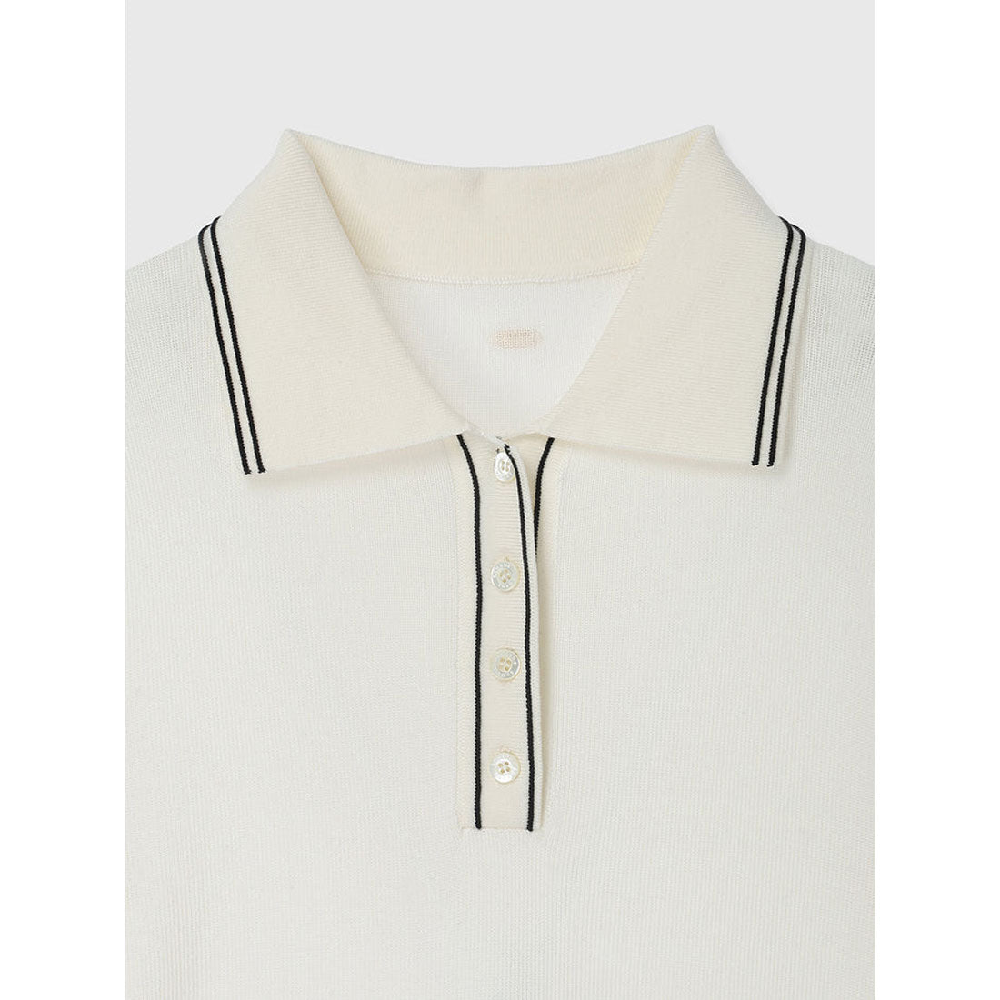 アニュアンス anuans テンセルポロニットトップス （YELLOW BEIGE） YELLOW BEIGE