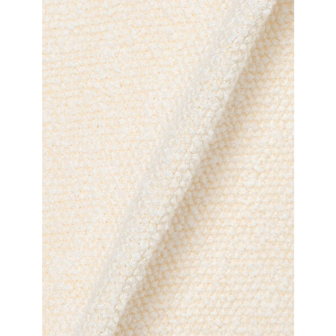 アニュアンス anuans ブラッシュツイードニットワンピース （IVORY） IVORY