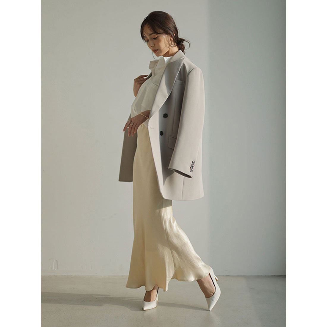 アニュアンス anuans IPEKERナロースカート （BROWN） BROWN