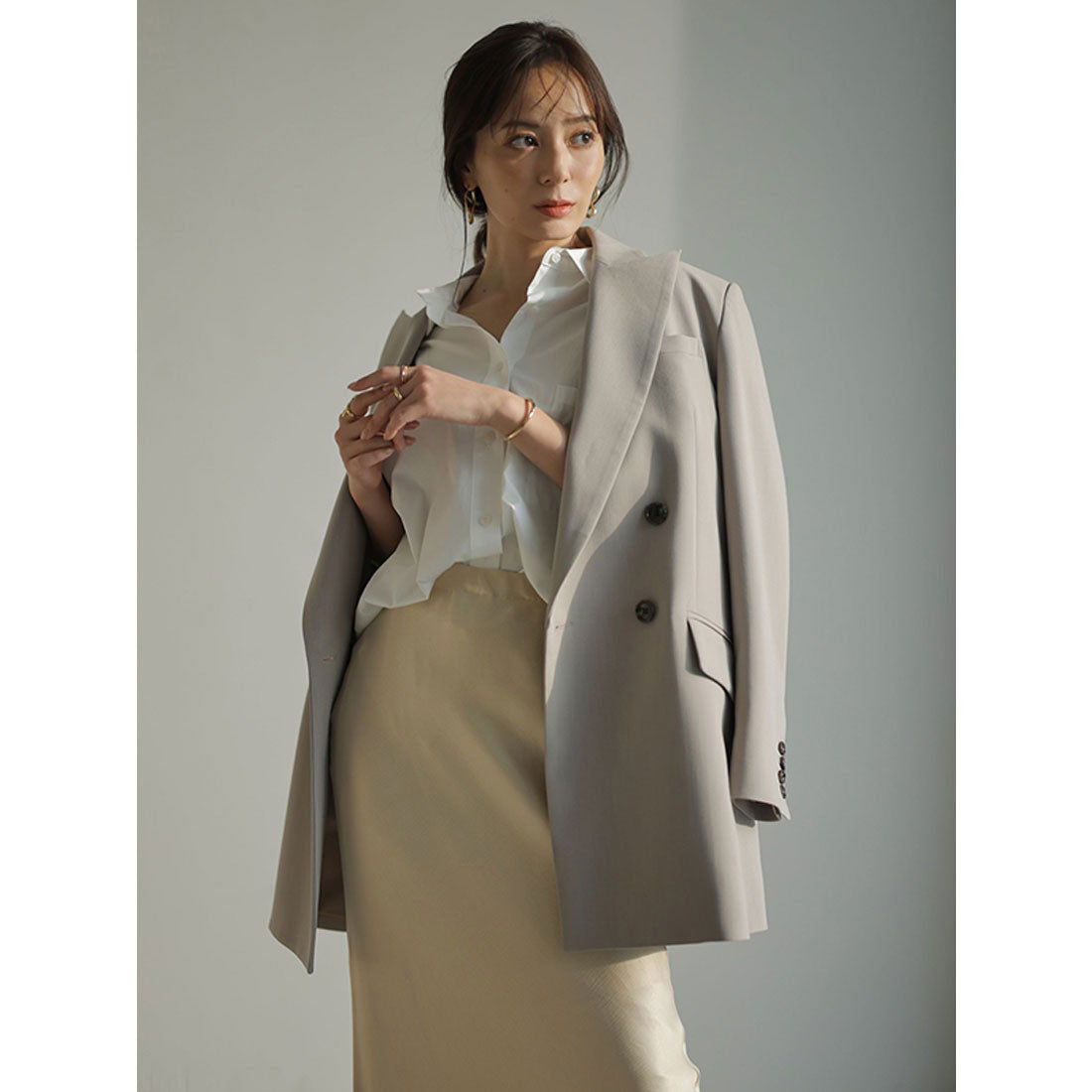 アニュアンス anuans IPEKERナロースカート （BROWN） BROWN