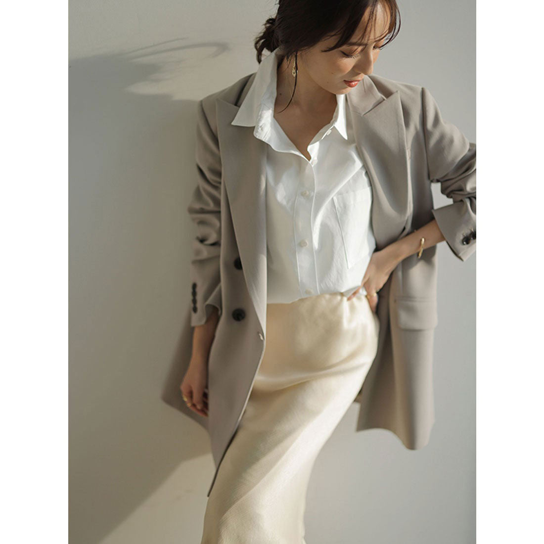 アニュアンス anuans IPEKERナロースカート （BROWN） BROWN