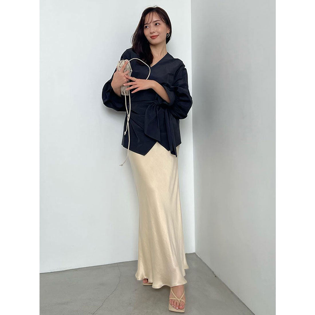 アニュアンス anuans IPEKERナロースカート （BROWN） BROWN