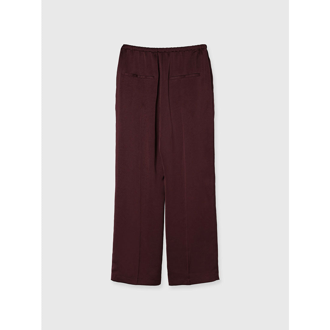 アニュアンス anuans サテンスラックスイージーパンツ