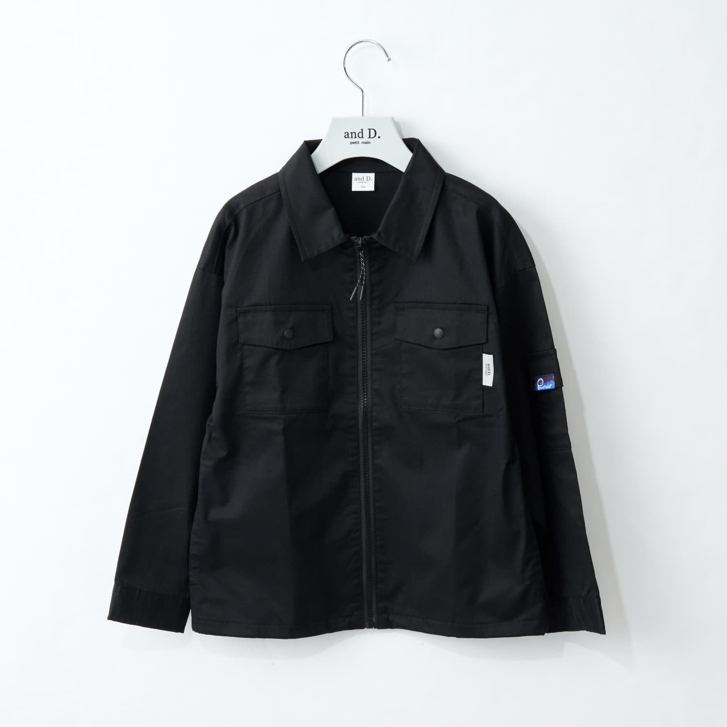 アンドディー. プティマイン and D. petit main 【Penfield】KIDS Wポケットシャツジャケット （黒） 黒