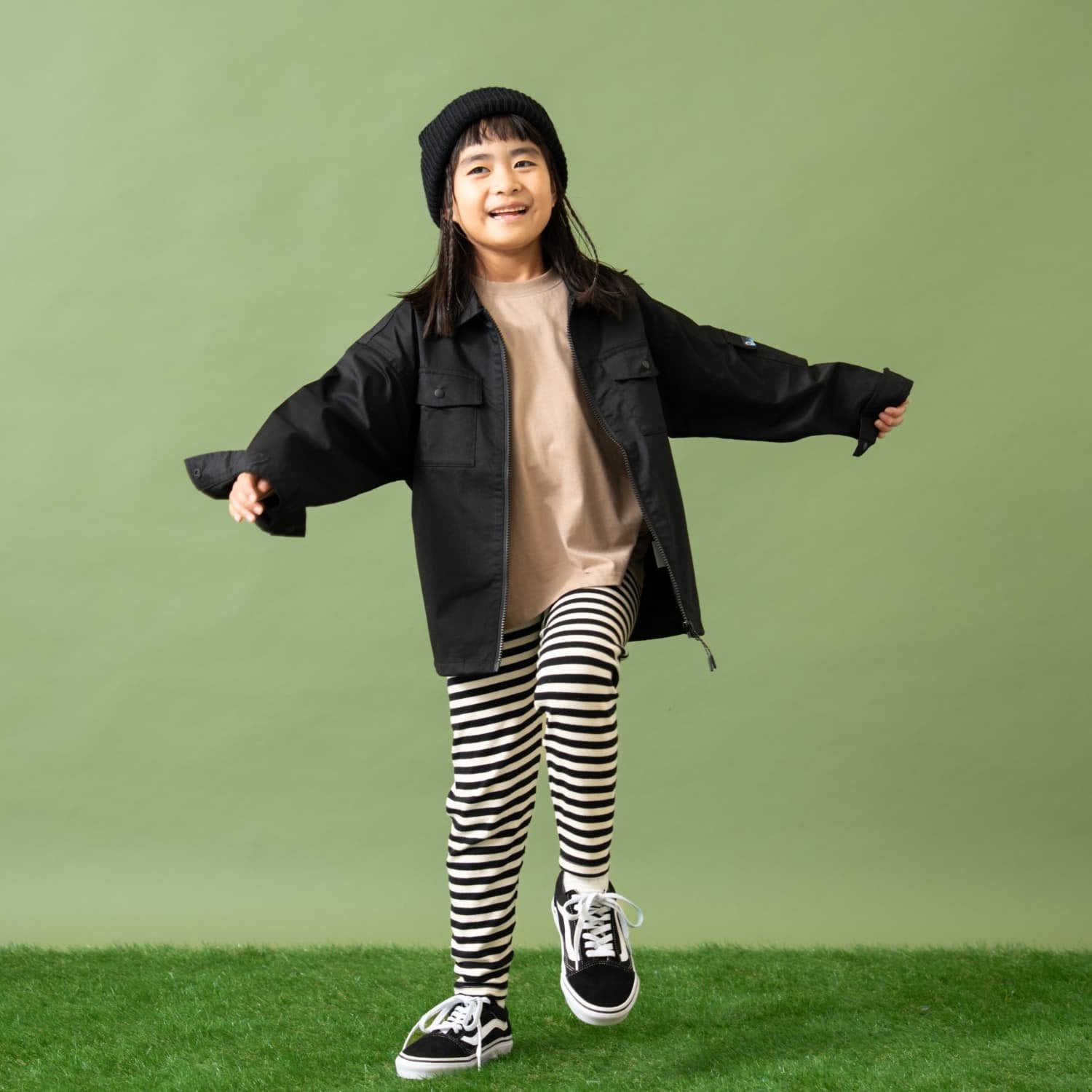 アンドディー. プティマイン and D. petit main 【Penfield】KIDS Wポケットシャツジャケット （黒） 黒