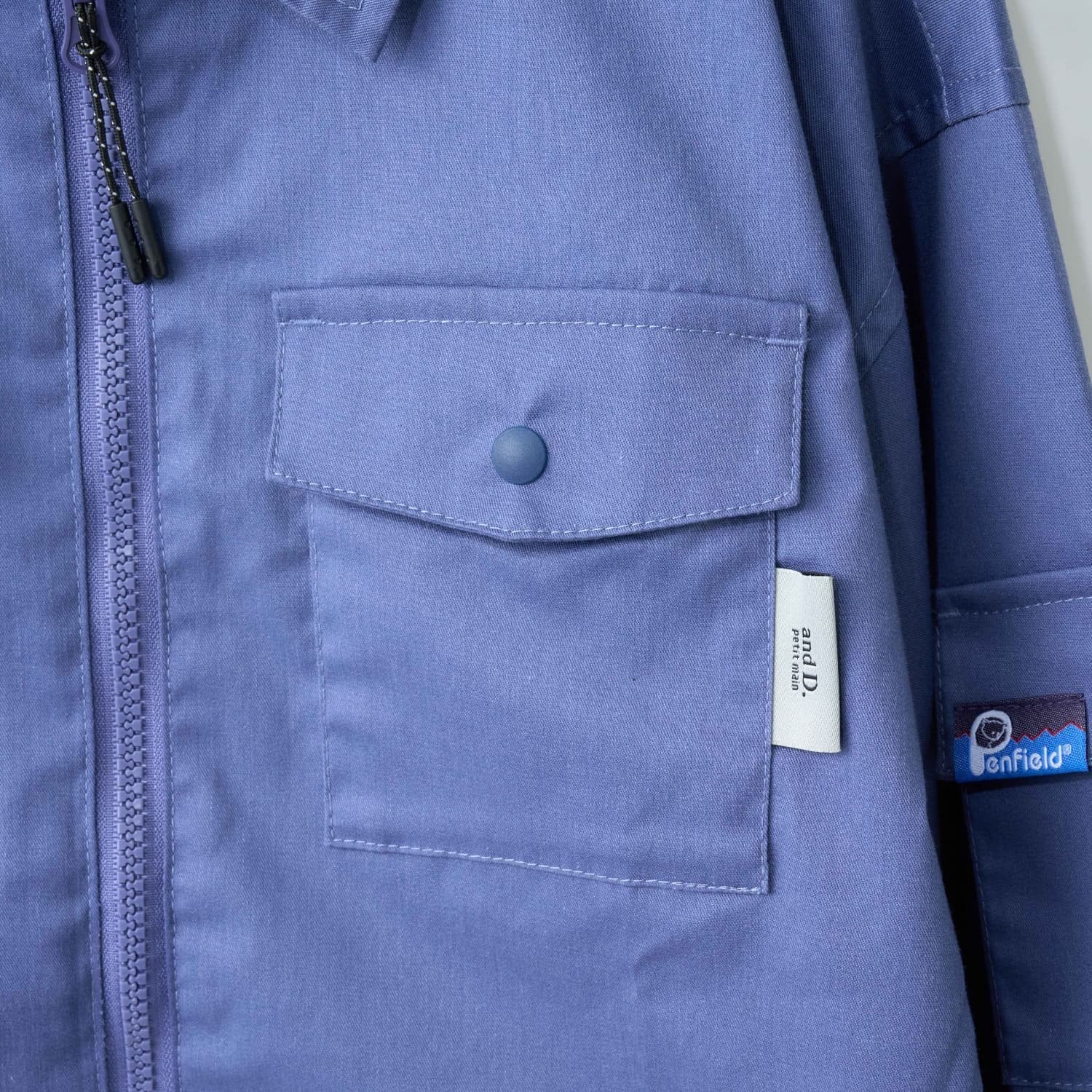 アンドディー. プティマイン and D. petit main 【Penfield】KIDS Wポケットシャツジャケット （黒） 黒