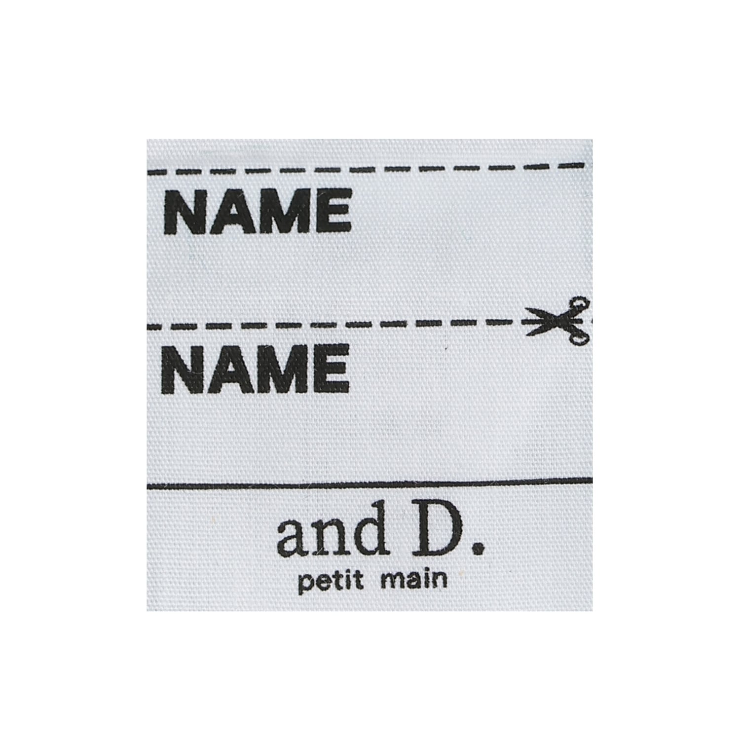 アンドディー. プティマイン and D. petit main ナイロンベーカーハーフパンツ （黒） 黒