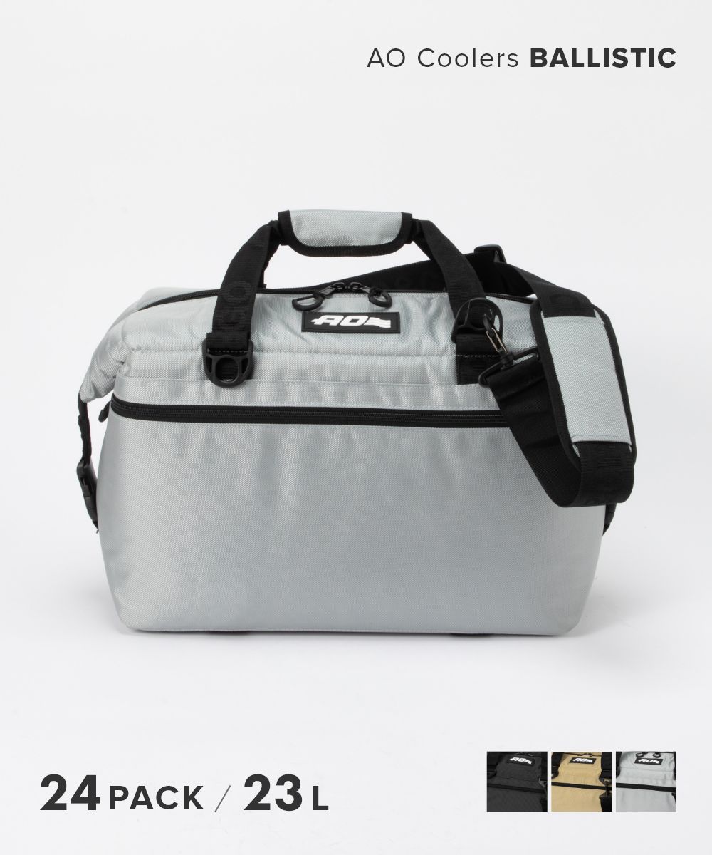 エーオークーラーズ AO Coolers エーオークーラーズ AO COOLER AOクーラーズクーラーボックス ソフトクーラー レジャー キャンプ 24パック バリスティック アウトドア 23L （シルバー） シルバー