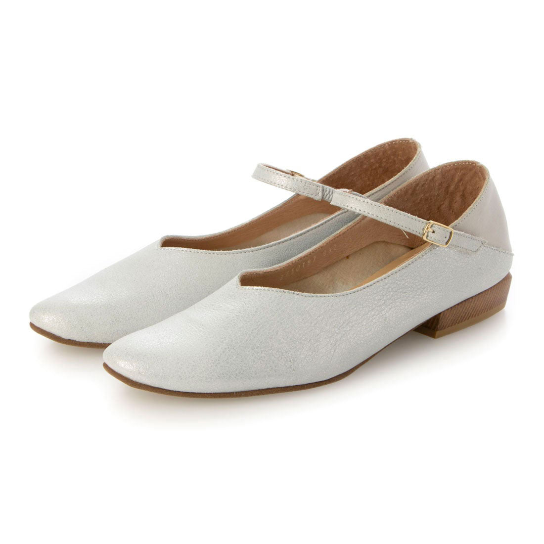 アプレ apres ストラップシューズ （シルバー） （シルバー） シルバー