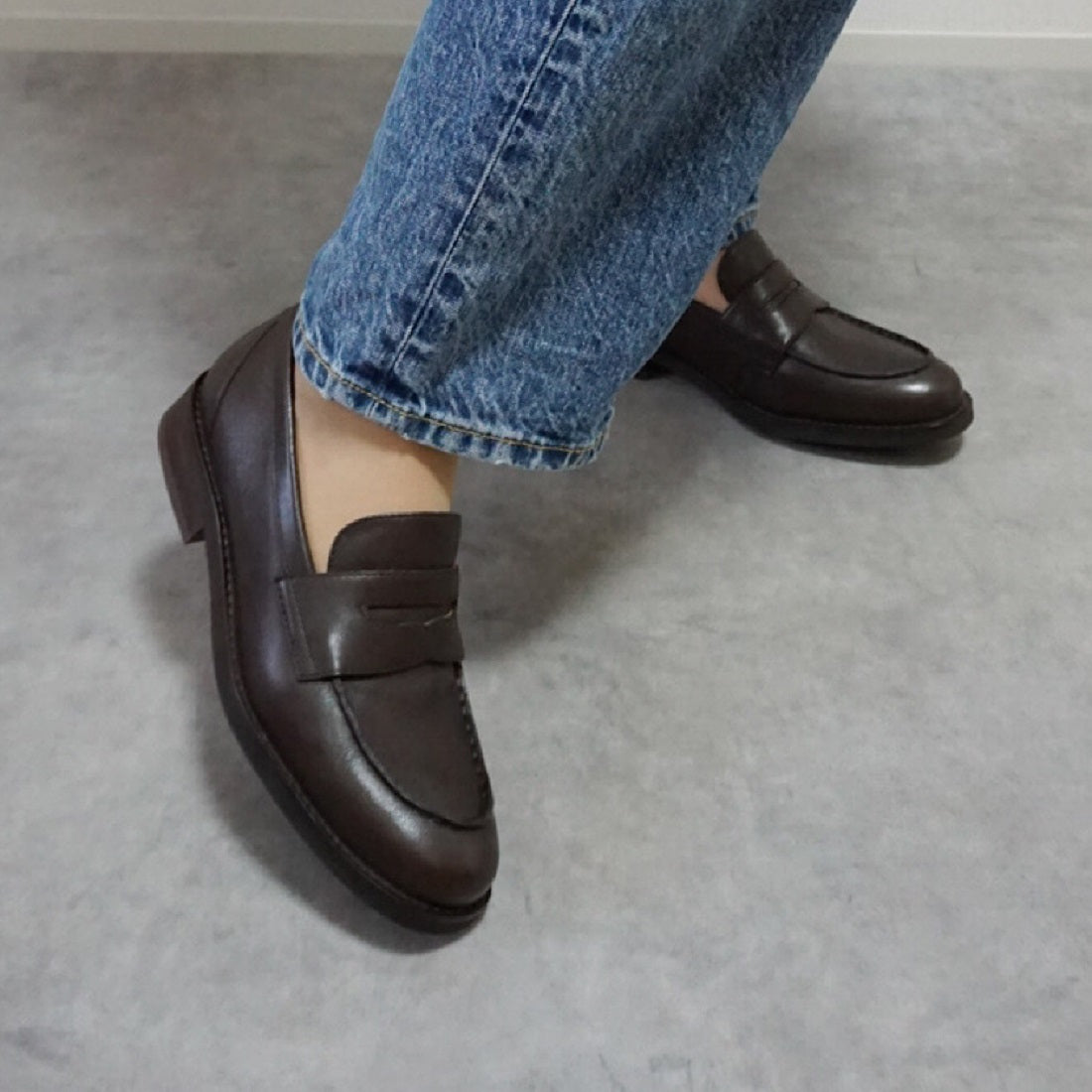 APOM coin loafers