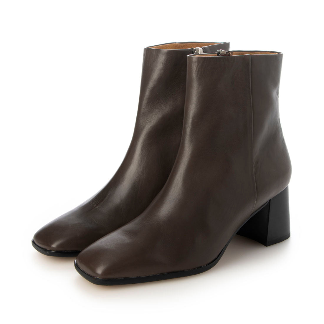 アポム APOM サイドジップアンクルブーツ60 （グレー） グレー