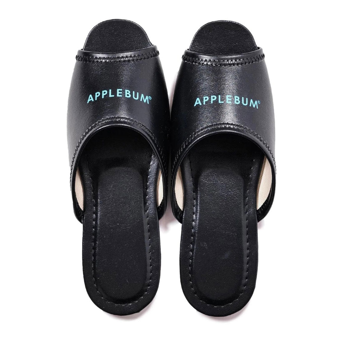 アップルバム APPLEBUM ロゴ スリッパ（Logo Slippers） （Black） Black