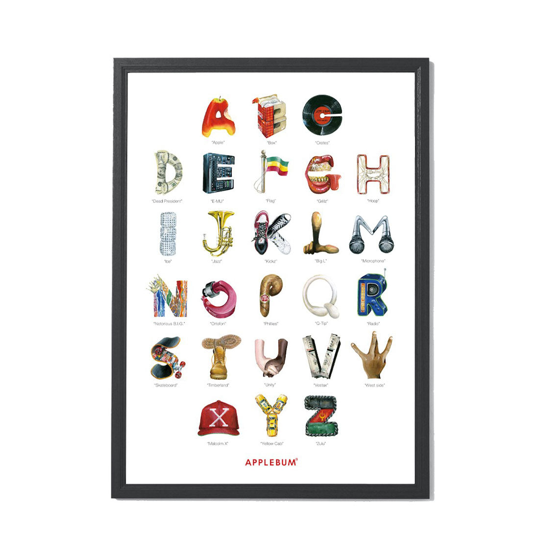 アップルバム APPLEBUM “アルファベット” A1 ポスター（“Alphabet” A1 Poster） （Alphabet） Alphabet