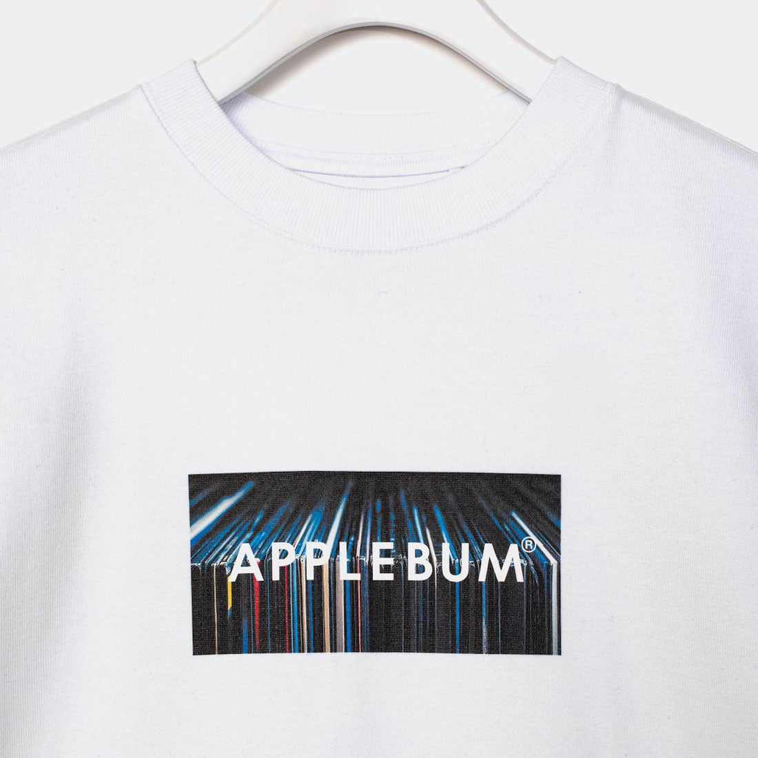 アップルバム APPLEBUM ヴァイナル ボックス Tシャツ（VINYL BOX T-SHIRT） （White） White