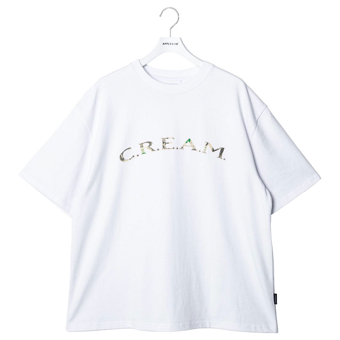 アップルバム APPLEBUM “C.R.E.A.M.” Tシャツ（“C.R.E.A.M.” T-shirt） （White） White