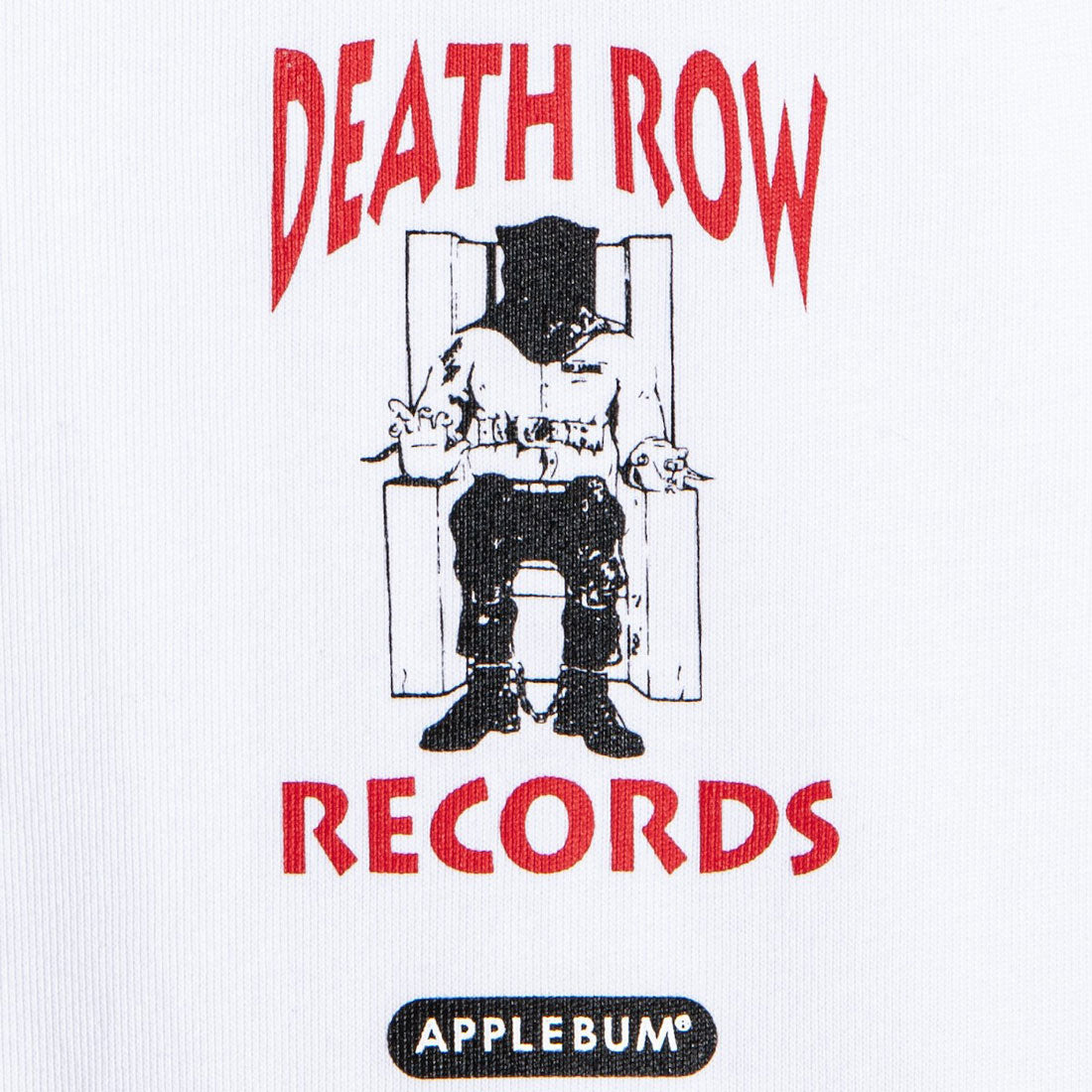 アップルバム APPLEBUM “デス ロウ レコード” Tシャツ（“DEATH ROW RECORDS” T-SHIRT） （White） White