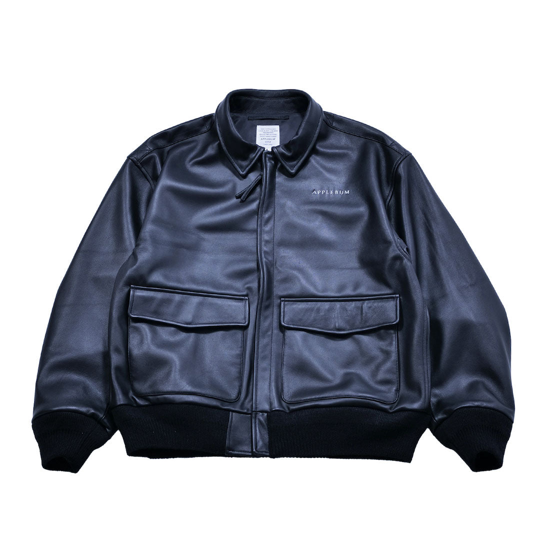 アップルバム APPLEBUM A-2 レザー ジャケット（A-2 Leather Jacket） （Black） Black
