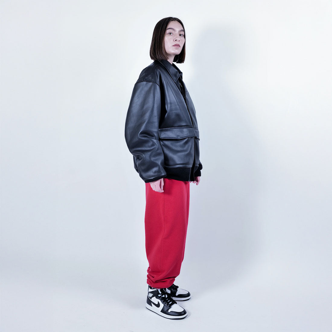 アップルバム APPLEBUM A-2 レザー ジャケット（A-2 Leather Jacket） （Black） Black