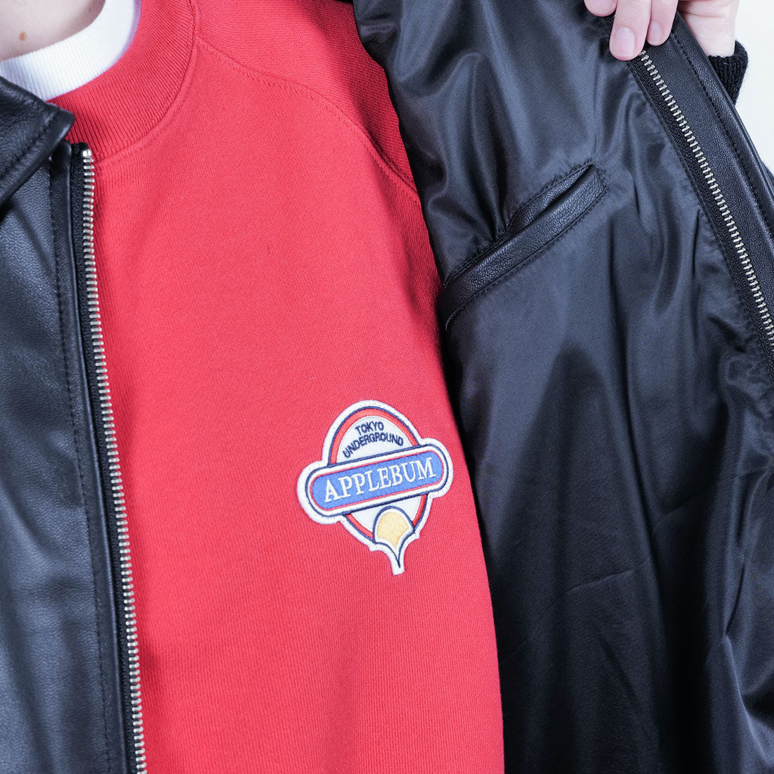 アップルバム APPLEBUM A-2 レザー ジャケット（A-2 Leather Jacket） （Black） Black