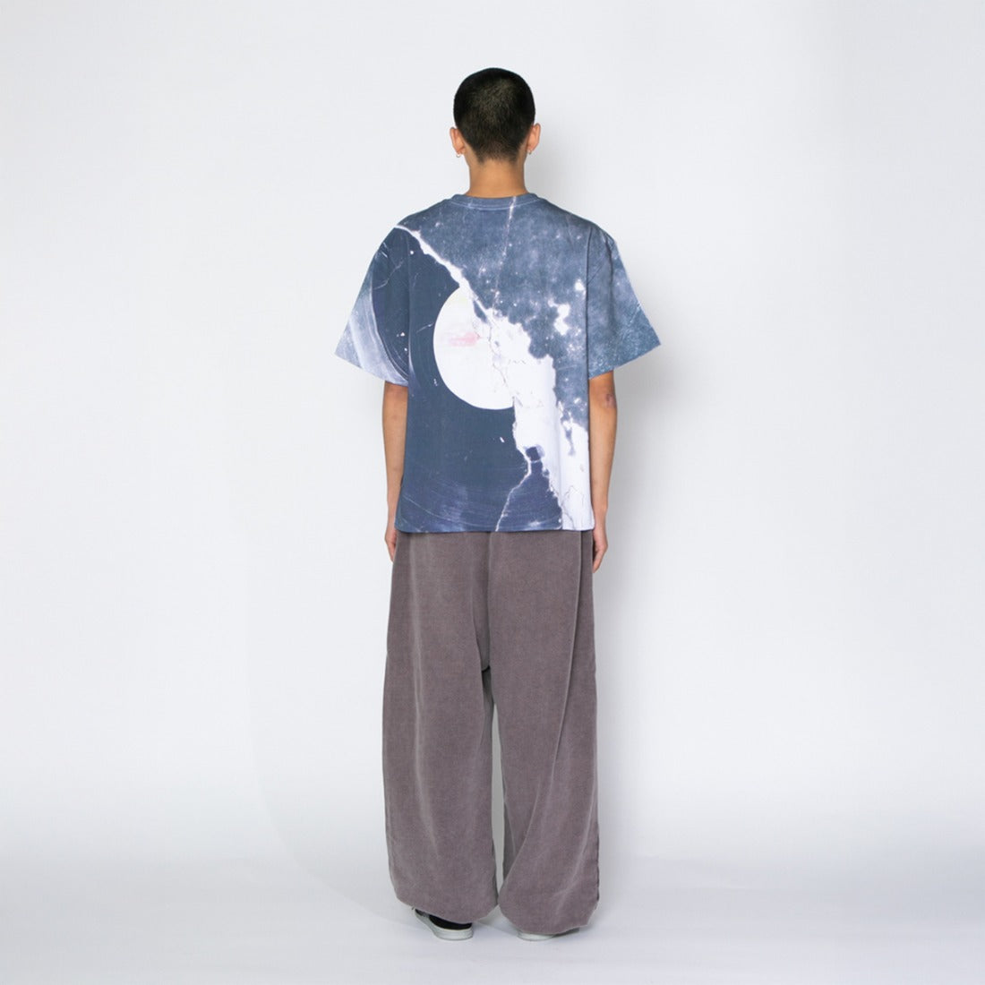 アップルバム APPLEBUM パウダーダイ ワイド スウェットパンツ（Powder-Dye Wide Sweat Pants） （Brown） Brown