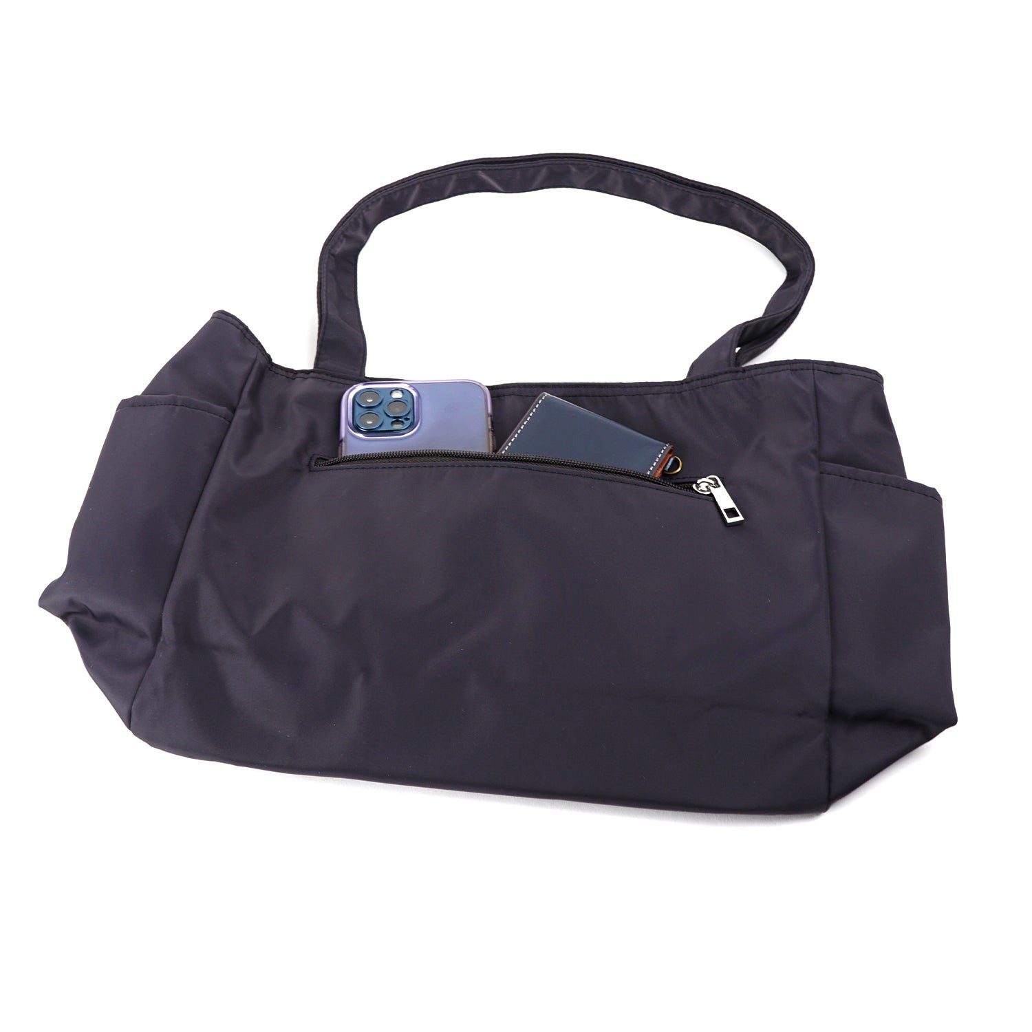 アップルバッグ APPLE BAG 中仕切り トートバッグ A4サイズ（ネイビー） ネイビー