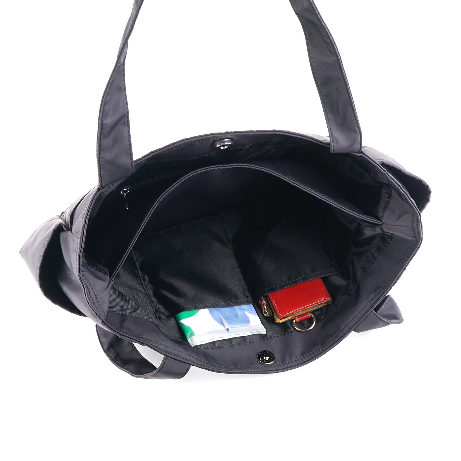 アップルバッグ APPLE BAG 中仕切り トートバッグ A4サイズ（ネイビー） ネイビー