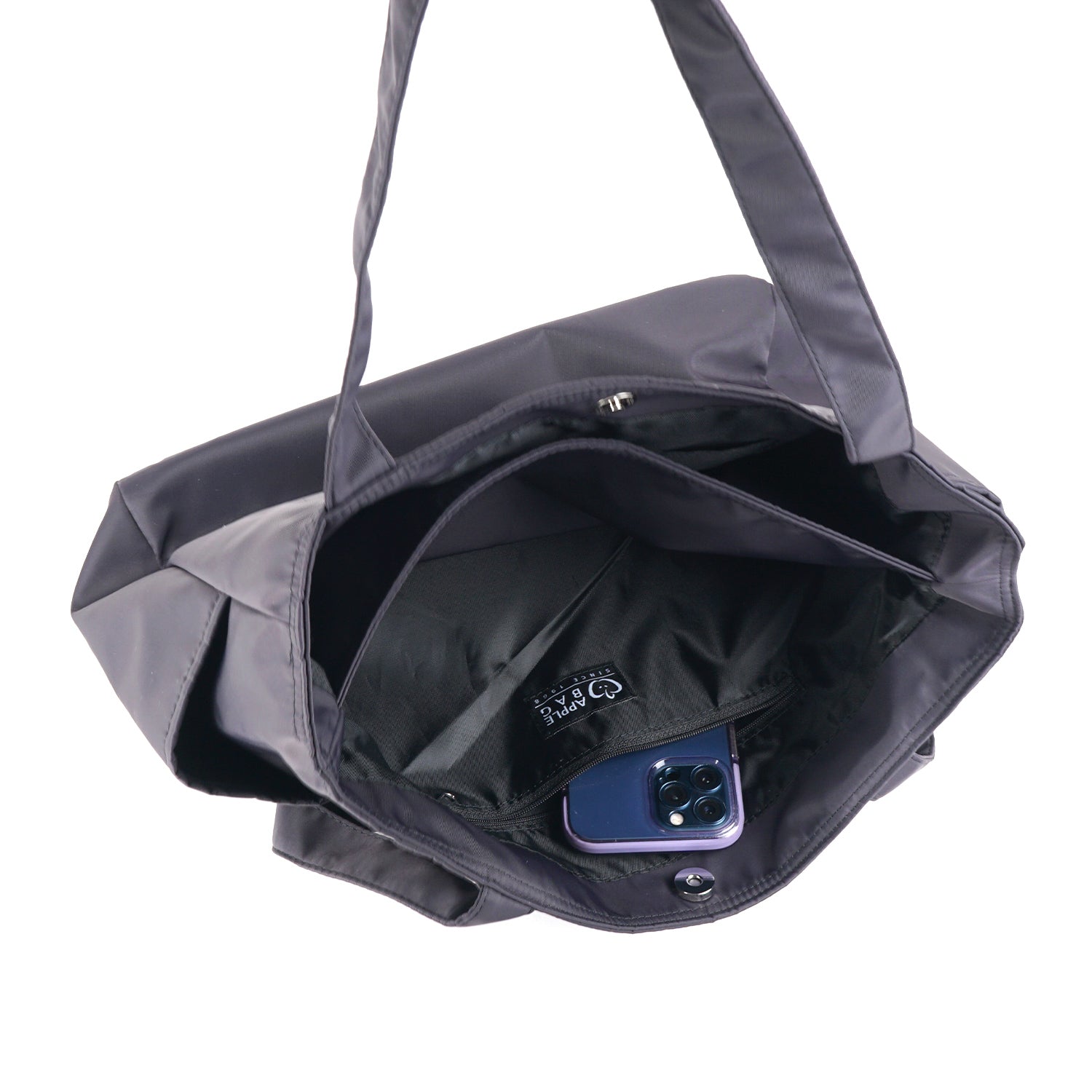 アップルバッグ APPLE BAG 中仕切り トートバッグ A4サイズ（ネイビー） ネイビー