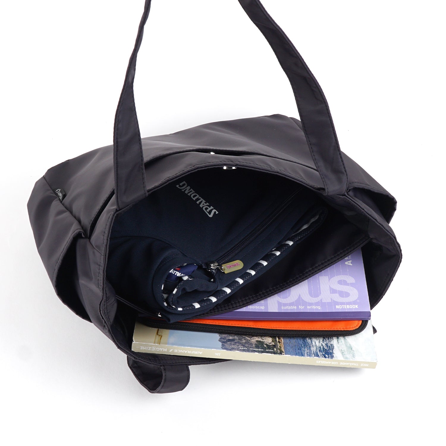 アップルバッグ APPLE BAG 中仕切り トートバッグ A4サイズ（ネイビー） ネイビー