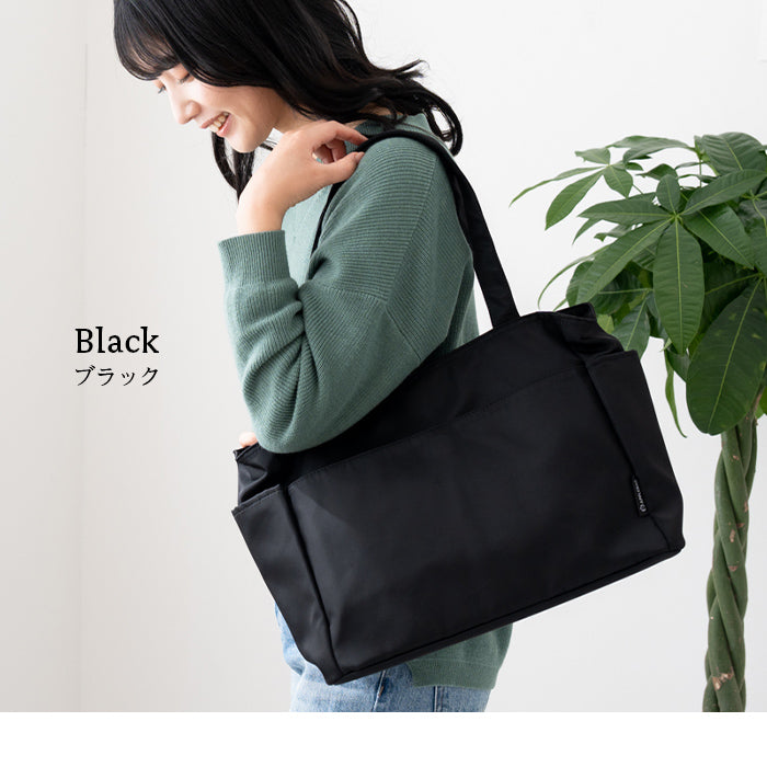 アップルバッグ APPLE BAG 中仕切り トートバッグ A4サイズ（ネイビー） ネイビー