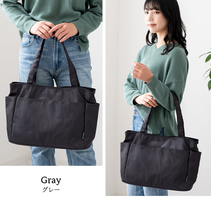 アップルバッグ APPLE BAG 中仕切り トートバッグ A4サイズ（ネイビー） ネイビー